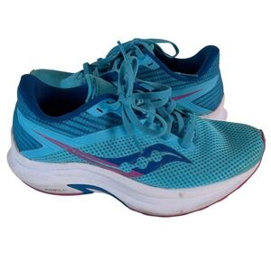 Saucony Guide 15 Running‎ Shoes Women's Size Aqua Blue Sneakers Athletic